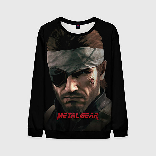 Мужской свитшот Metal gear Venom Snake / 3D-Черный – фото 1