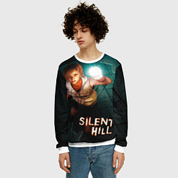 Свитшот мужской Silent Hill - Heather Mason, цвет: 3D-белый — фото 2