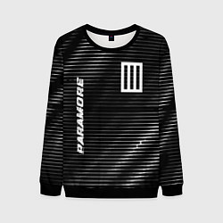 Мужской свитшот Paramore metal rock lines
