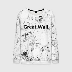 Свитшот мужской Great Wall dirty ice, цвет: 3D-белый