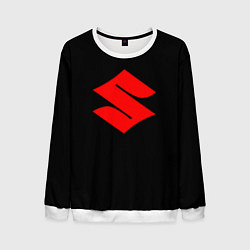Мужской свитшот Suzuki red logo
