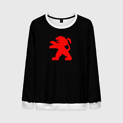 Мужской свитшот Peugeot red logo