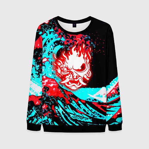 Мужской свитшот Samurai steel game / 3D-Черный – фото 1