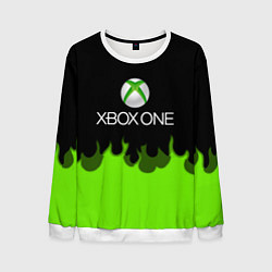Мужской свитшот Xbox green fire