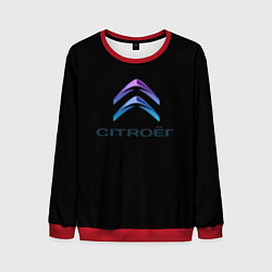 Мужской свитшот Citroen logo neon