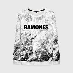 Свитшот мужской Ramones white graphite, цвет: 3D-белый