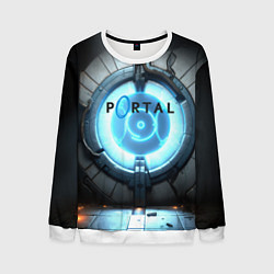 Мужской свитшот Portal logo game