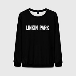 Свитшот мужской Linkin park rock white, цвет: 3D-черный