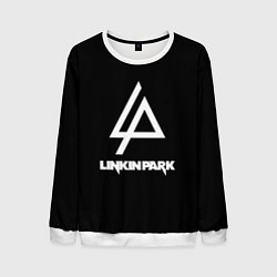 Свитшот мужской Linkin park logo brend music, цвет: 3D-белый