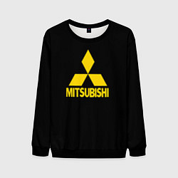 Мужской свитшот Mitsubishi logo yelow