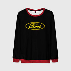 Мужской свитшот Ford logo yellow