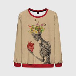 Мужской свитшот Bone and heart