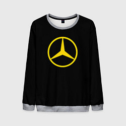 Мужской свитшот Mercedes logo yello