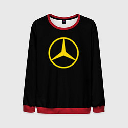 Мужской свитшот Mercedes logo yello