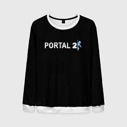 Мужской свитшот Portal 2 logo