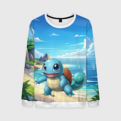 Свитшот мужской Pokemon Squirtle, цвет: 3D-белый