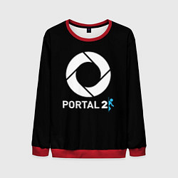 Мужской свитшот Portal2 logo game