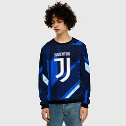Свитшот мужской Juventus sport geometry steel, цвет: 3D-черный — фото 2