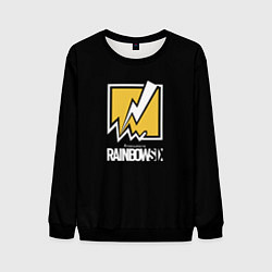 Свитшот мужской Rainbow six game steel ubisoft, цвет: 3D-черный