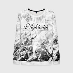 Свитшот мужской Nightwish white graphite, цвет: 3D-белый