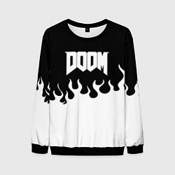 Мужской свитшот Doom fire white