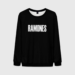 Мужской свитшот Ramones white logo