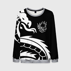 Свитшот мужской Samurai dragon steel japan, цвет: 3D-меланж