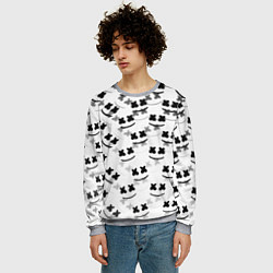 Свитшот мужской Marshmello dj pattern, цвет: 3D-меланж — фото 2