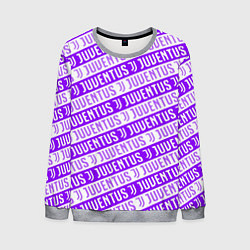 Свитшот мужской Juventus pattern, цвет: 3D-меланж