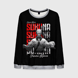 Мужской свитшот Злой Сукуна - Магическая битва