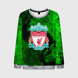 Мужской свитшот Liverpool green fire