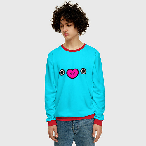 Мужской свитшот BT21-Mang / 3D-Красный – фото 3