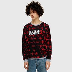 Свитшот мужской Red dead redemption x farcry pattern, цвет: 3D-меланж — фото 2