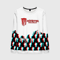 Свитшот мужской Billie Eilish x Monster energy, цвет: 3D-белый