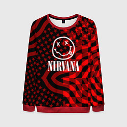 Мужской свитшот Nirvana star pattern