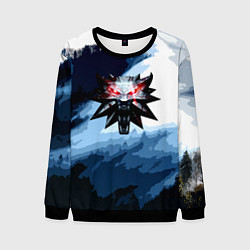 Мужской свитшот Ведьмак лого волк