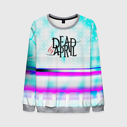 Свитшот мужской Dead by april rock band, цвет: 3D-меланж