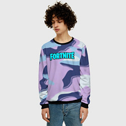 Свитшот мужской Fortnite camo steel, цвет: 3D-черный — фото 2