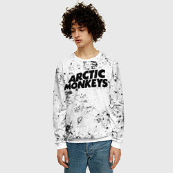 Свитшот мужской Arctic Monkeys dirty ice, цвет: 3D-белый — фото 2