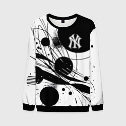 Мужской свитшот New York Yankees baseball team - abstraction