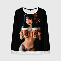 Мужской свитшот Китайское пиво - подача топлес