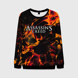 Мужской свитшот Assassins Creed red lava