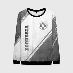 Свитшот мужской Borussia - white gradient вертикально, цвет: 3D-черный