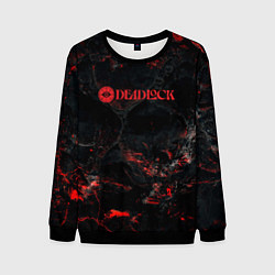 Мужской свитшот Deadlock logo red texture