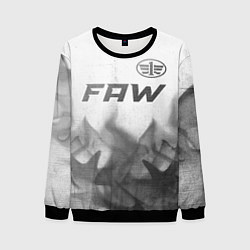 Свитшот мужской FAW - white gradient посередине, цвет: 3D-черный