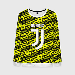 Свитшот мужской Juventus pattern fc, цвет: 3D-белый