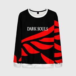 Свитшот мужской Dark souls game wings, цвет: 3D-белый