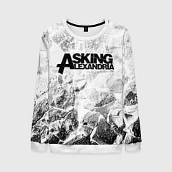 Свитшот мужской Asking Alexandria white graphite, цвет: 3D-белый