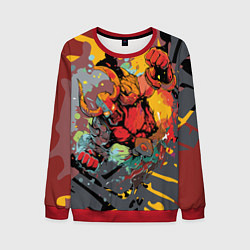 Свитшот мужской Красный викинг, цвет: 3D-красный