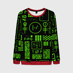 Свитшот мужской Twenty one pilots neon, цвет: 3D-красный